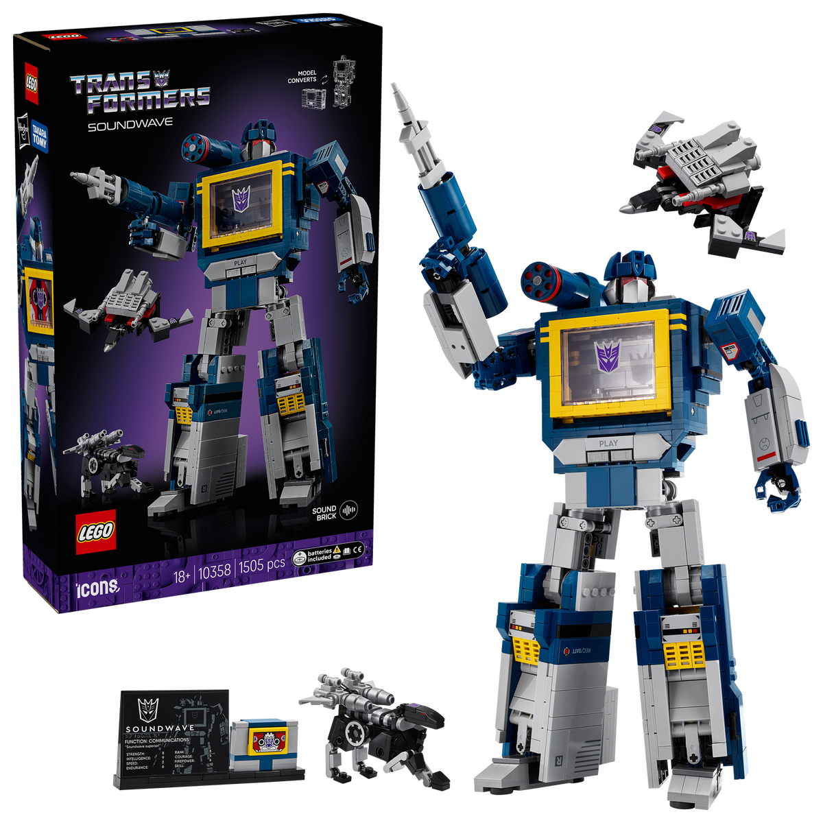 LEGO? Icons Transformers: Soundwave