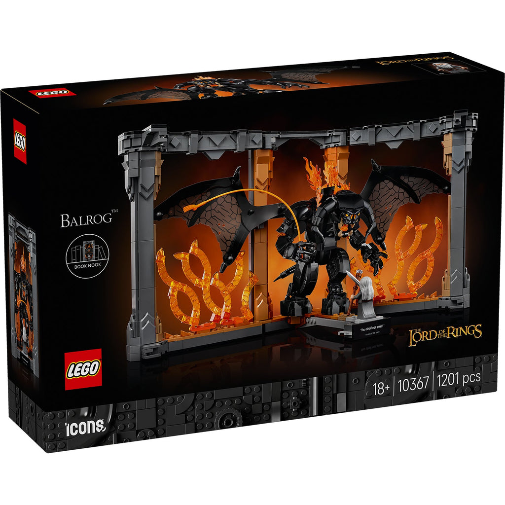 LEGO? Icons The Lord of the Rings: Balrog? Book Nook