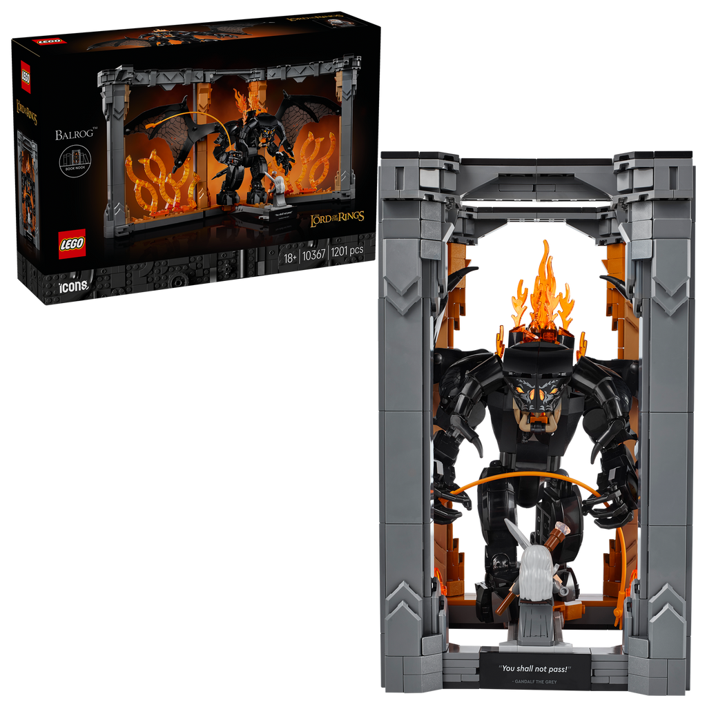 LEGO? Icons The Lord of the Rings: Balrog? Book Nook