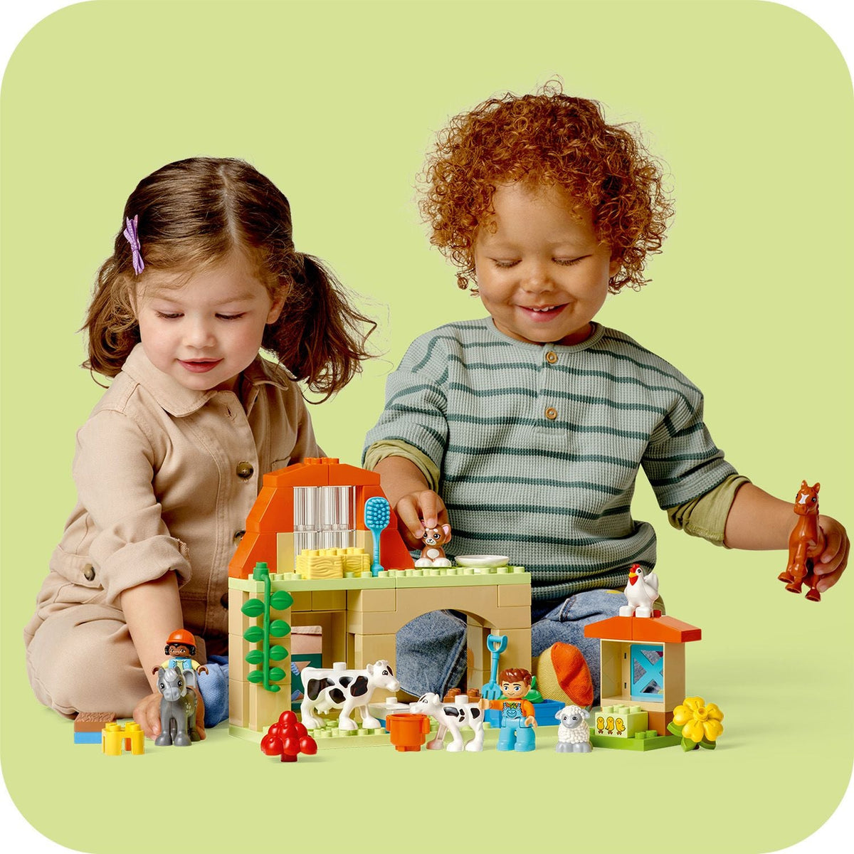 LEGO? DUPLO? Town Caring for Animals at the Farm