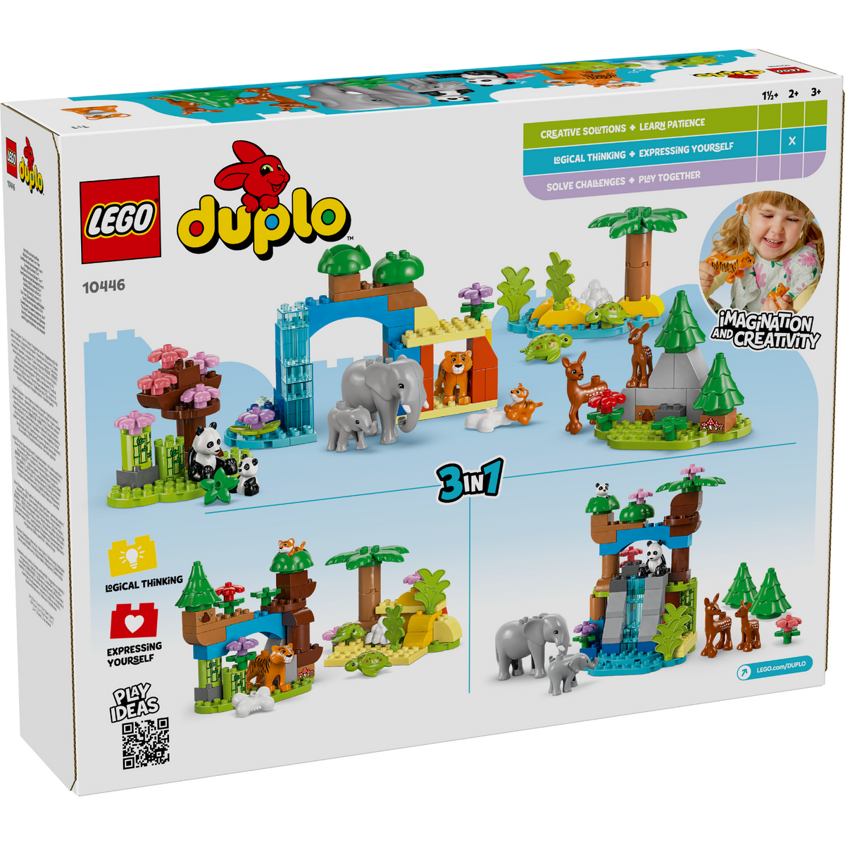 LEGO? DUPLO? Town 3 in 1 Wild Animal Families