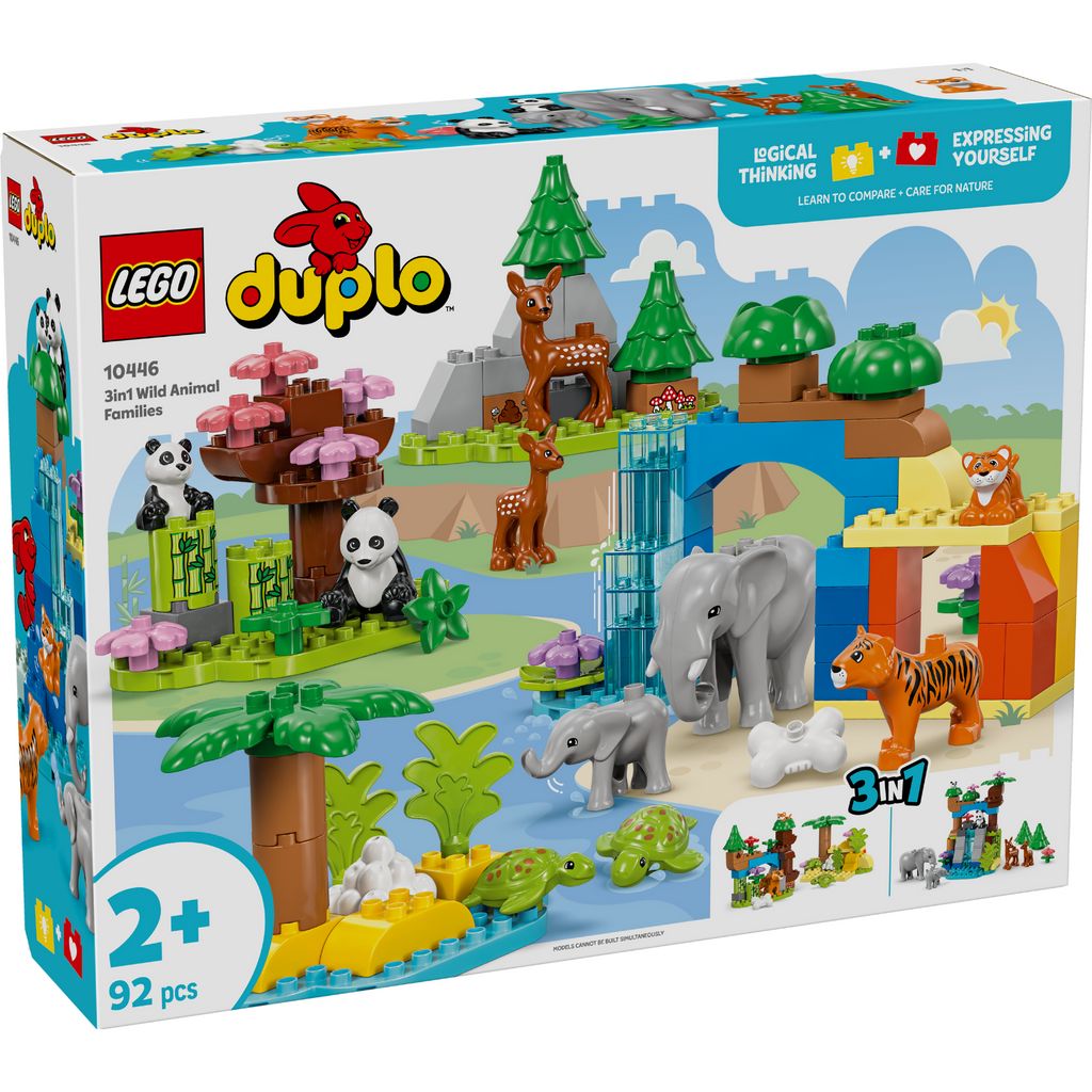 LEGO? DUPLO? Town 3 in 1 Wild Animal Families