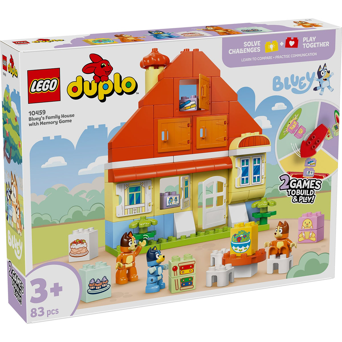 LEGO? DUPLO? Bluey: Bluey's Family House with Memory Game