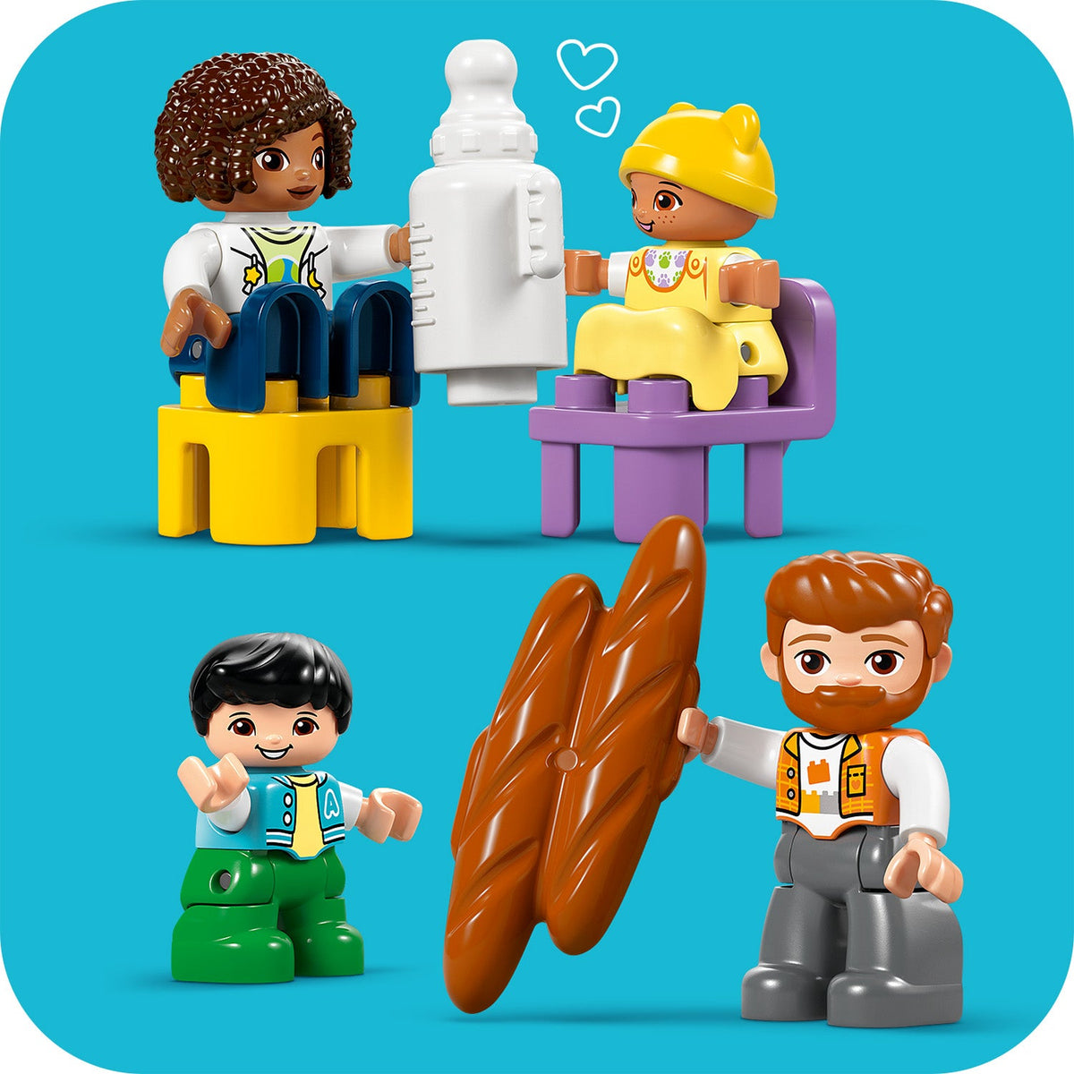 LEGO? DUPLO? Town 3-in-1 Modern Family House with Figures