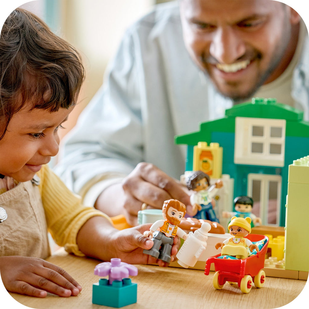 LEGO? DUPLO? Town 3-in-1 Modern Family House with Figures