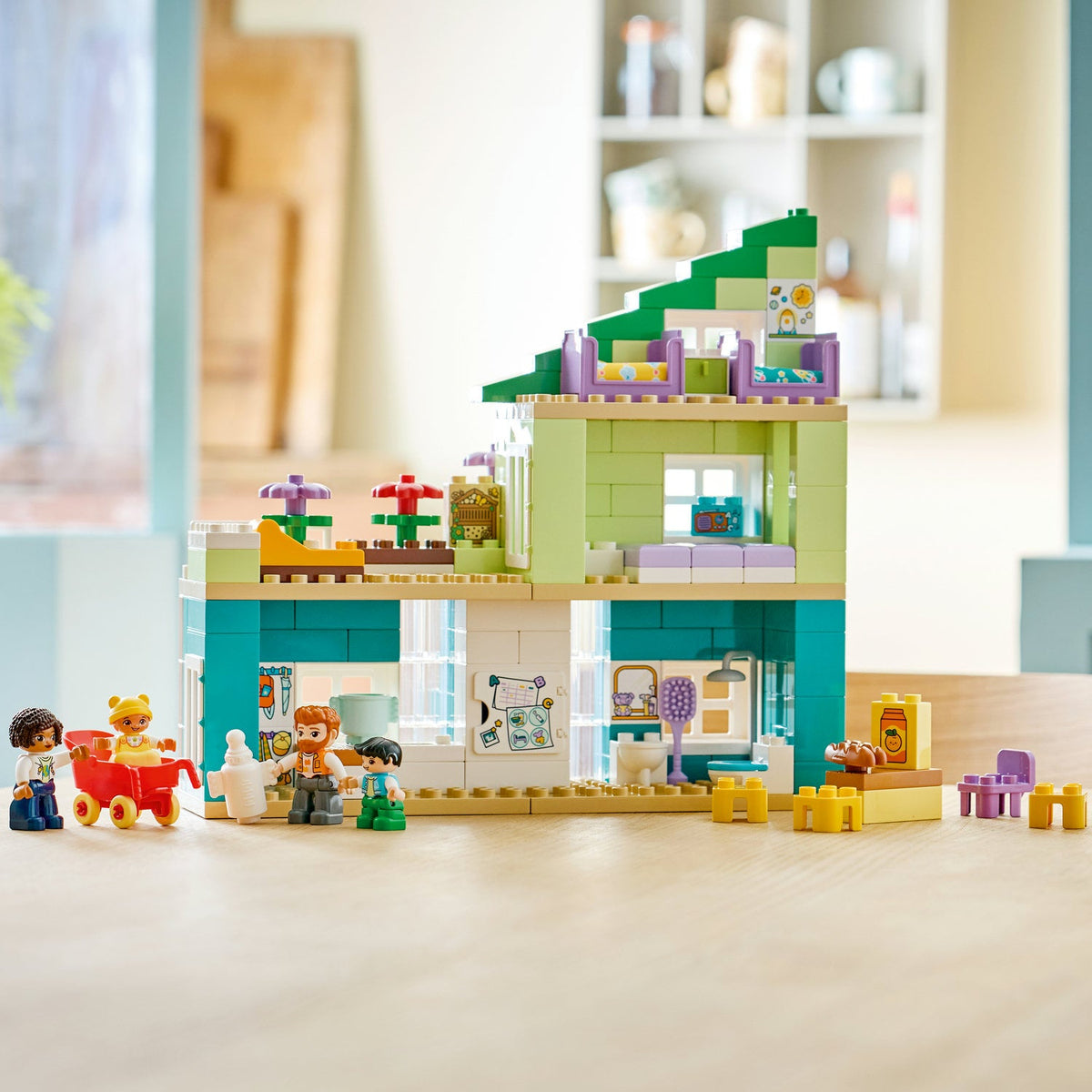 LEGO? DUPLO? Town 3-in-1 Modern Family House with Figures