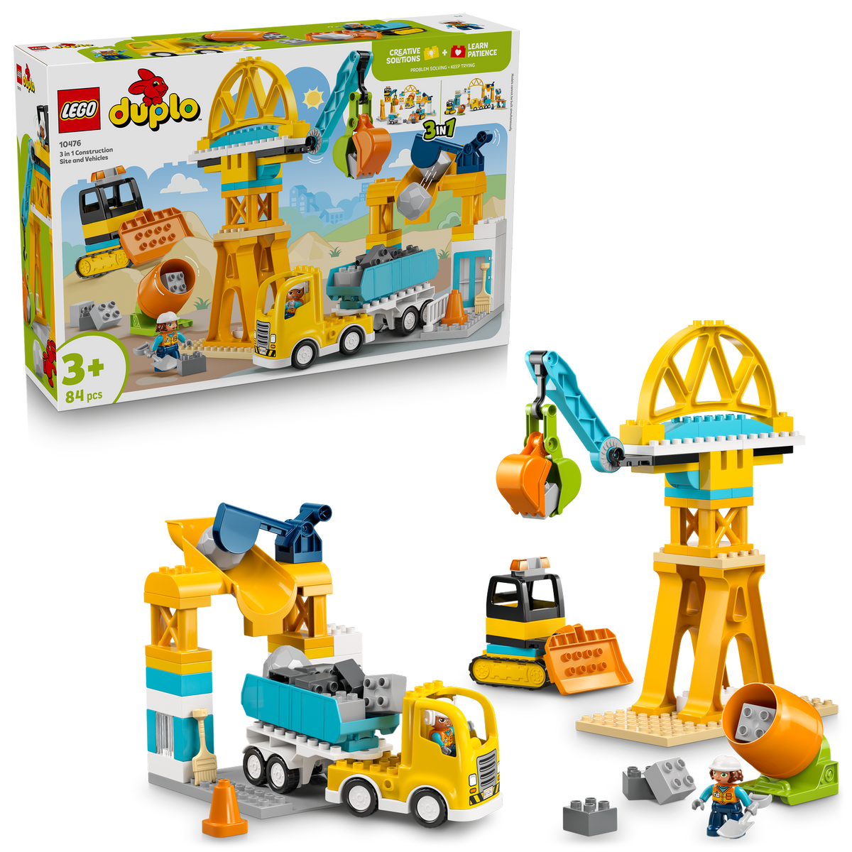 LEGO? DUPLO? Town 3-in-1 Construction Site and Vehicles