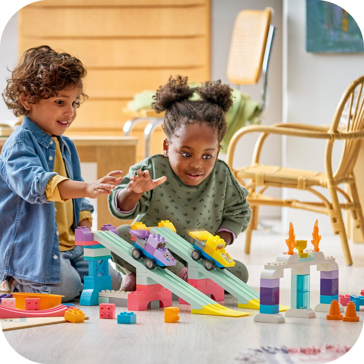 LEGO? DUPLO? Town 3 in 1 Creative Ramps with Vehicles