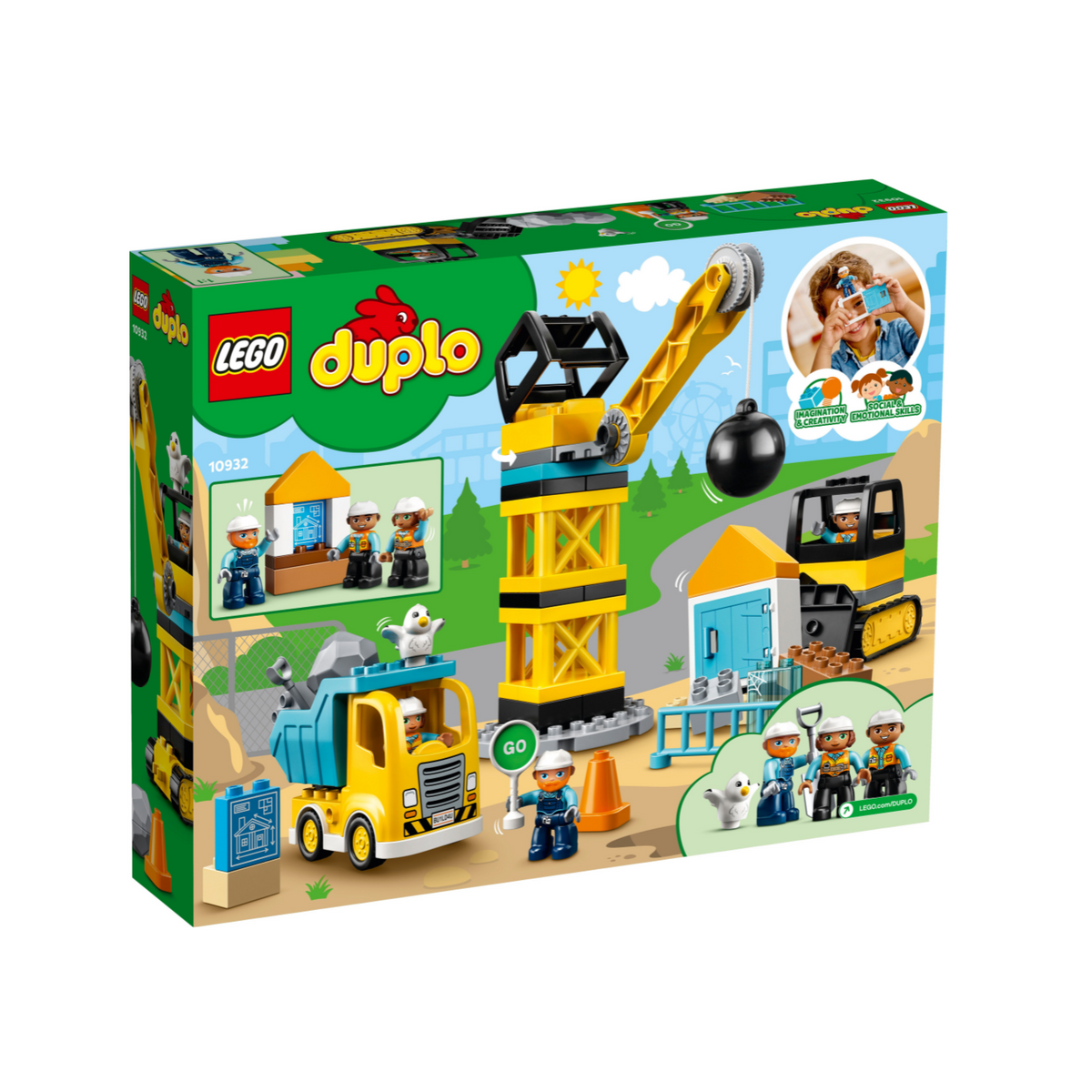 LEGO? DUPLO? Construction Wrecking Ball Demolition