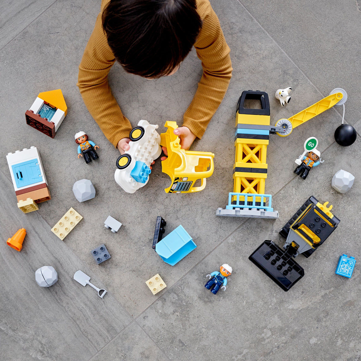 LEGO? DUPLO? Construction Wrecking Ball Demolition