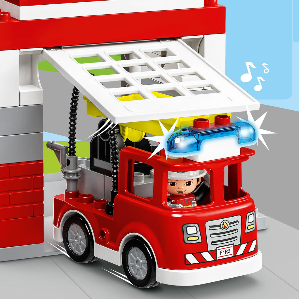 LEGO? DUPLO? Rescue Fire Station & Helicopter