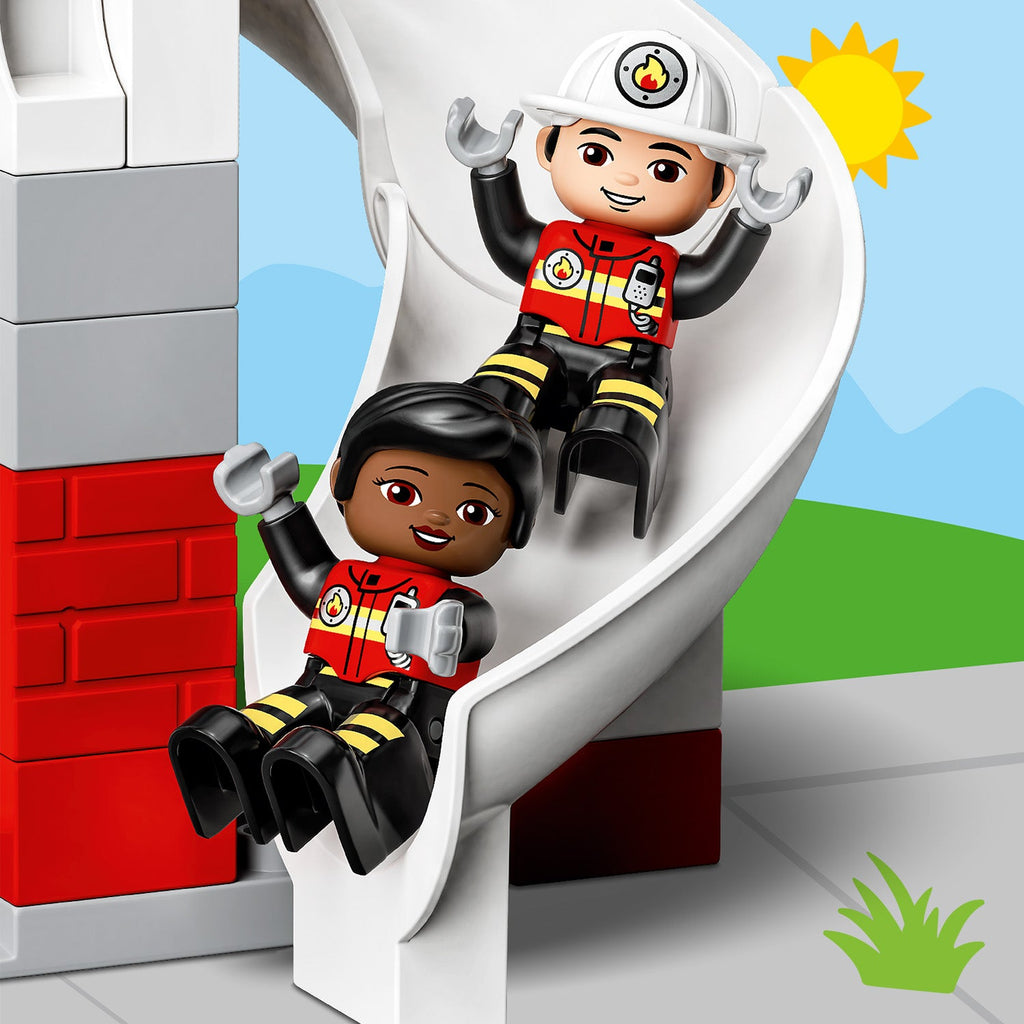 LEGO? DUPLO? Rescue Fire Station & Helicopter