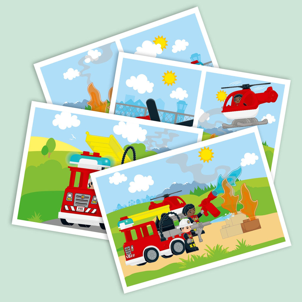 LEGO? DUPLO? Rescue Fire Station & Helicopter