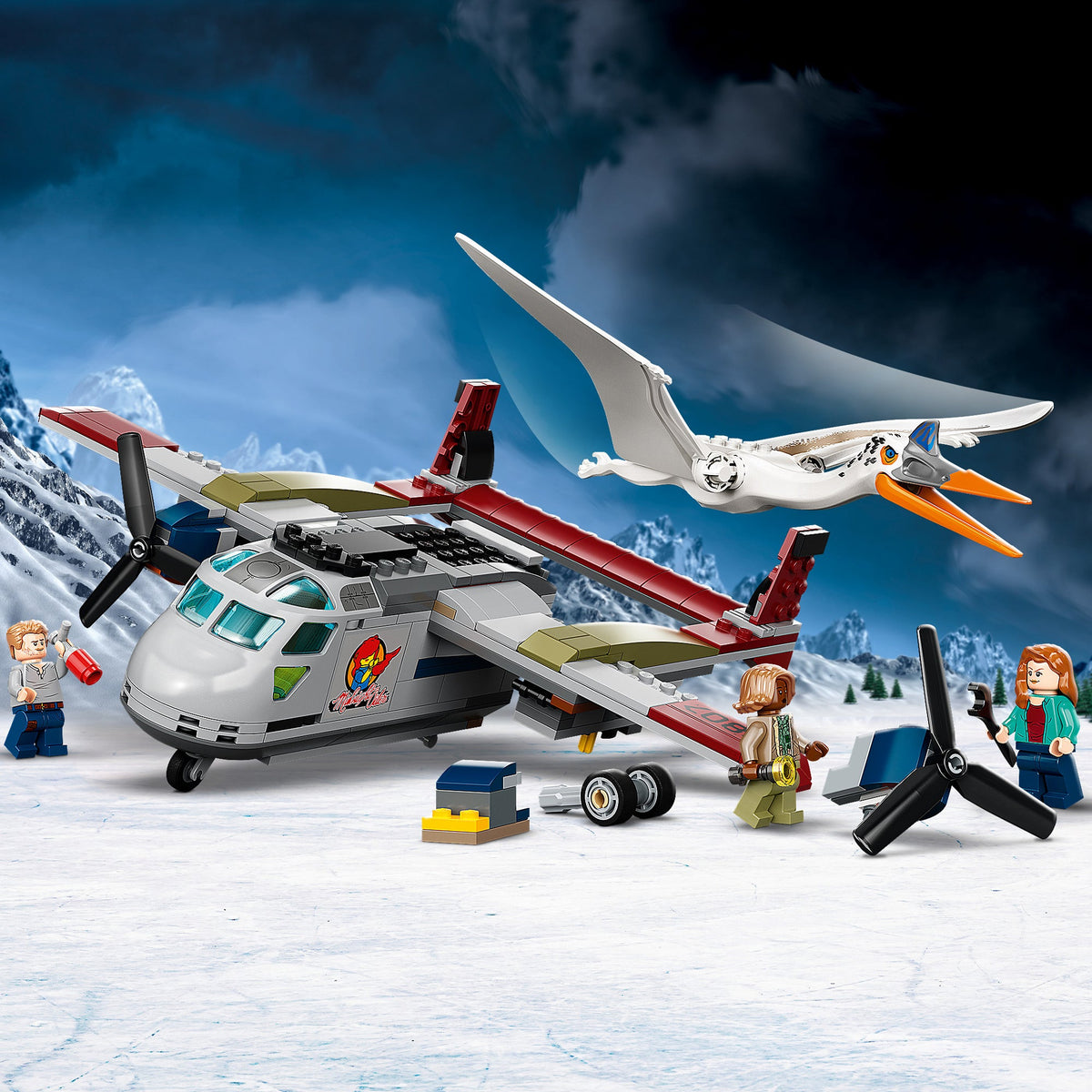 LEGO? Jurassic World Quetzalcoatlus?Plane Ambush