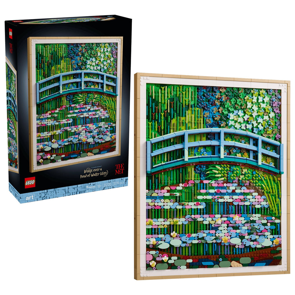 LEGO? Art Claude Monet ¨C Bridge over a Pond of Water Lilies
