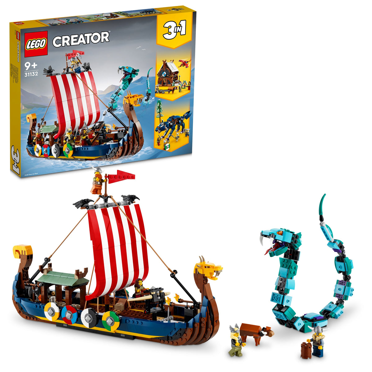 LEGO? Creator 3-in-1 Viking Ship and the Midgard Serpent