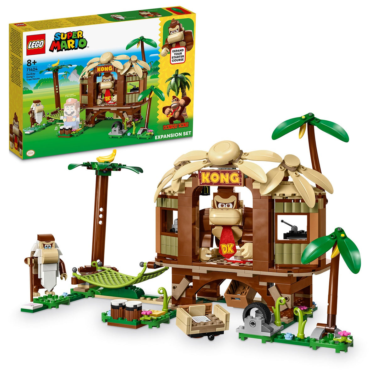 LEGO? Super Mario? Donkey Kong's Tree House Expansion Set