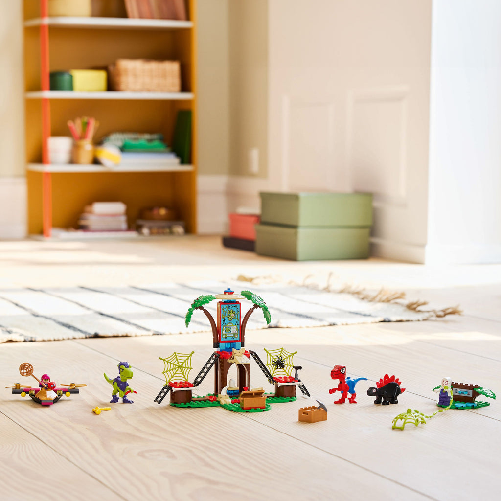 LEGO? Marvel Spidey And His Amazing Friends Spidey and Gobby's Raptor Battle at Tree House HQ