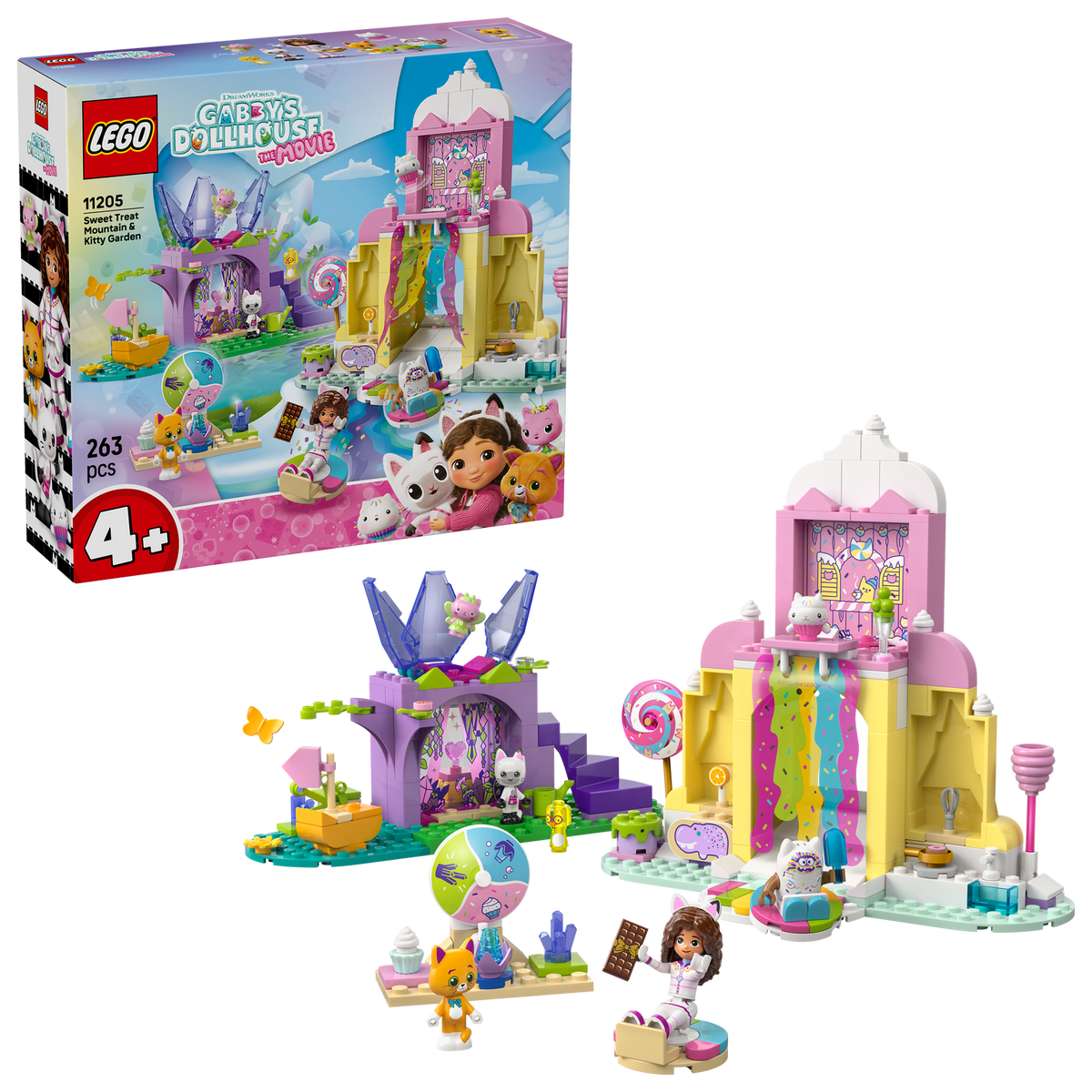 LEGO? Gabby's Dollhouse Sweet Treat Mountain & Kitty Garden