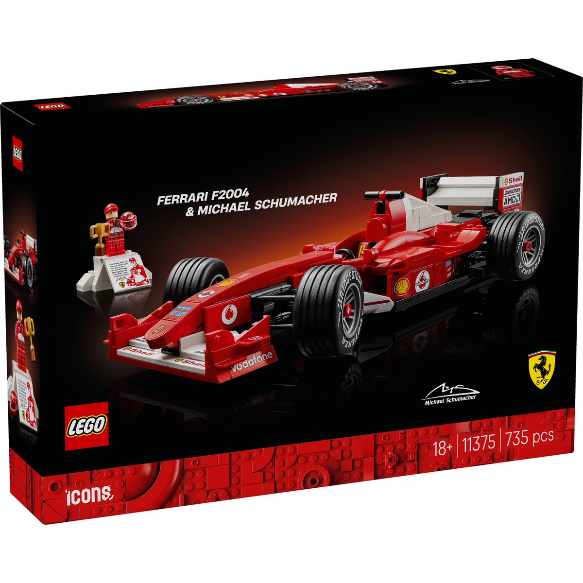 LEGO? Icons Ferrari F2004 & Michael Schumacher