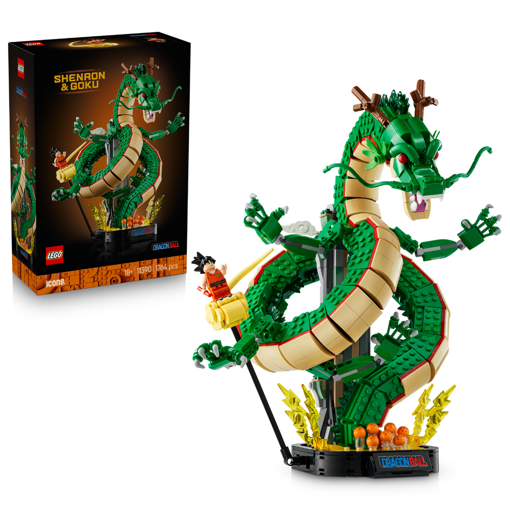 LEGO? Icons Dragon Ball: Shenron & Goku