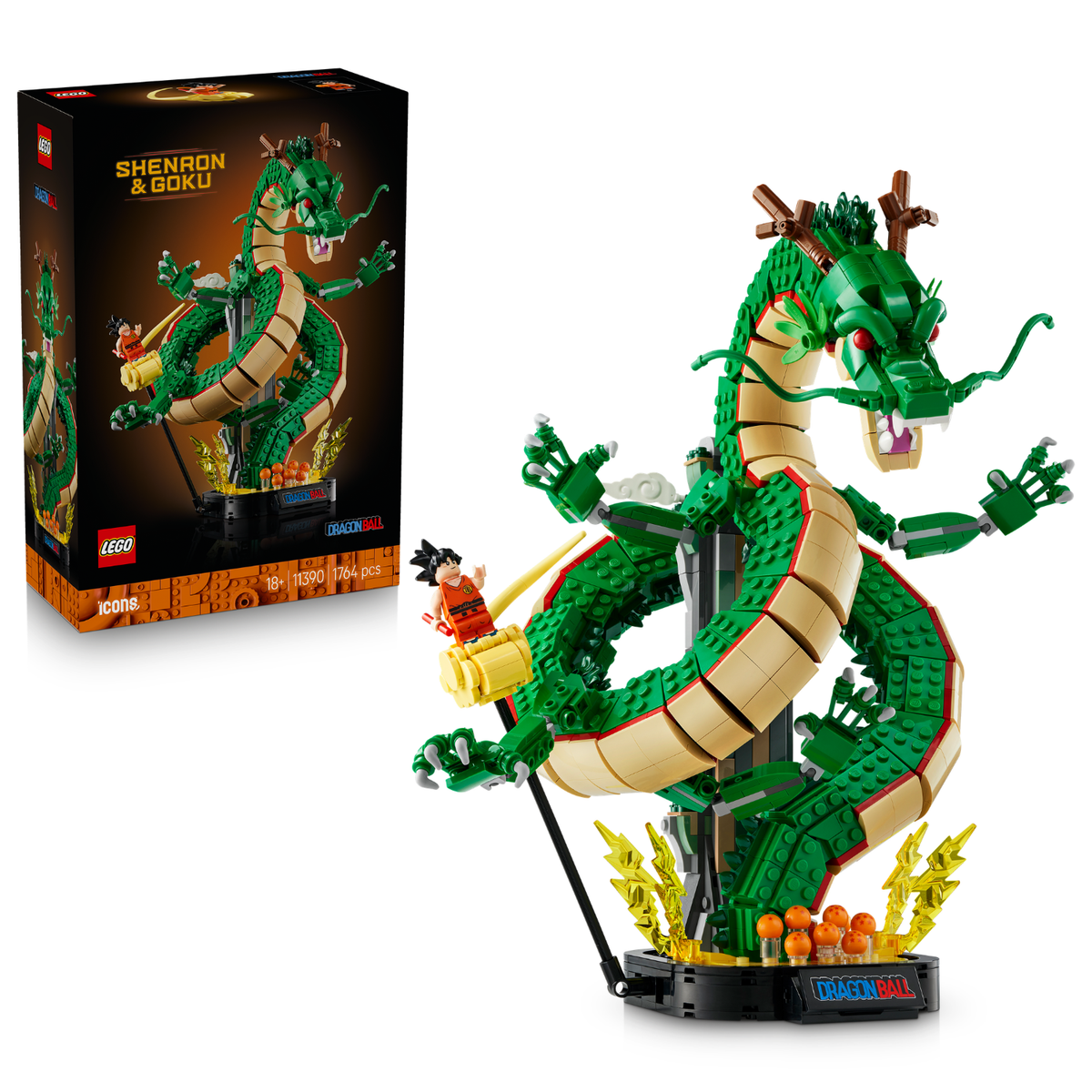 LEGO? Icons Dragon Ball: Shenron & Goku