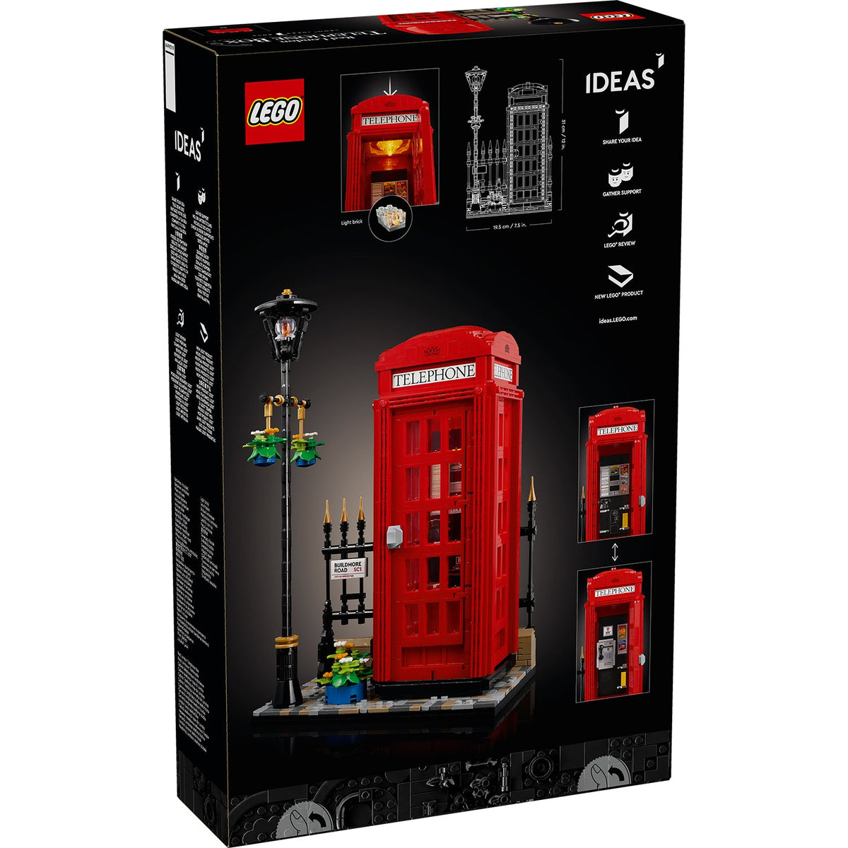 LEGO? Ideas Red London Telephone Box