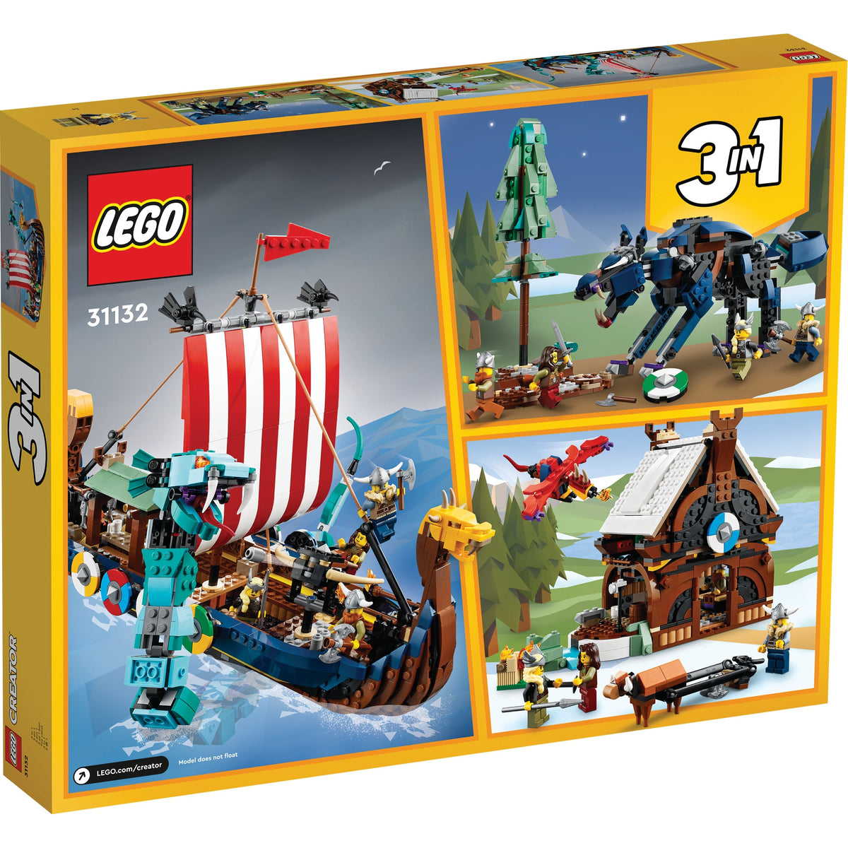 LEGO? Creator 3-in-1 Viking Ship and the Midgard Serpent