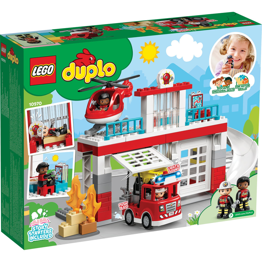 LEGO? DUPLO? Rescue Fire Station & Helicopter