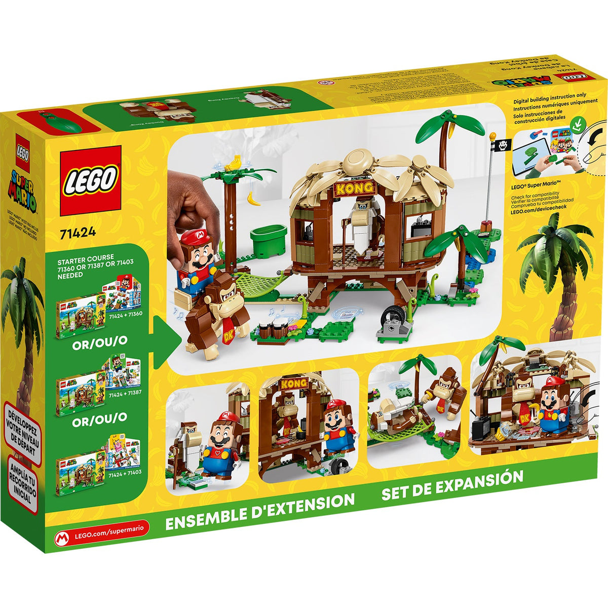 LEGO? Super Mario? Donkey Kong's Tree House Expansion Set