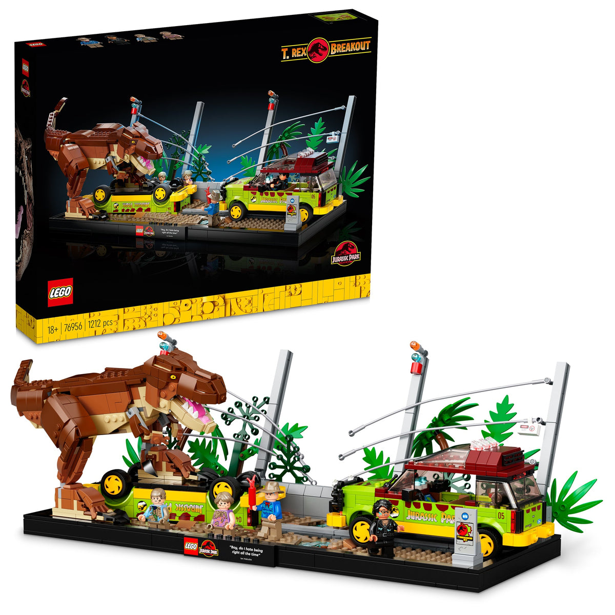 LEGO? Jurassic Park T. rex Breakout