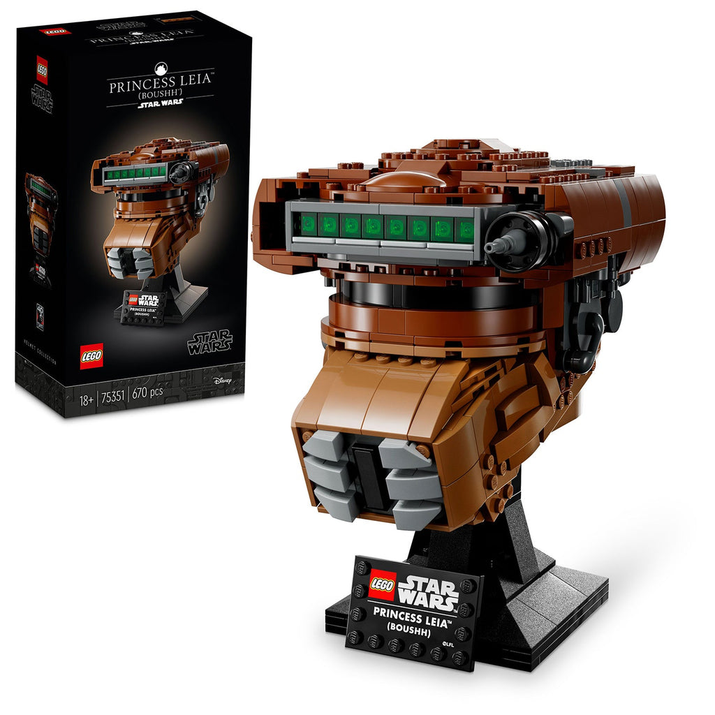 LEGO? Star Wars? Princess Leia? (Boushh?) Helmet