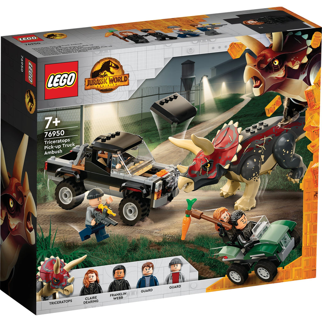 LEGO? Jurassic World Triceratops Pickup Truck Ambush