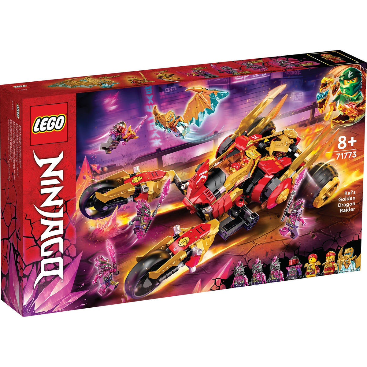 LEGO? NINJAGO? Kai's Golden Dragon Raider