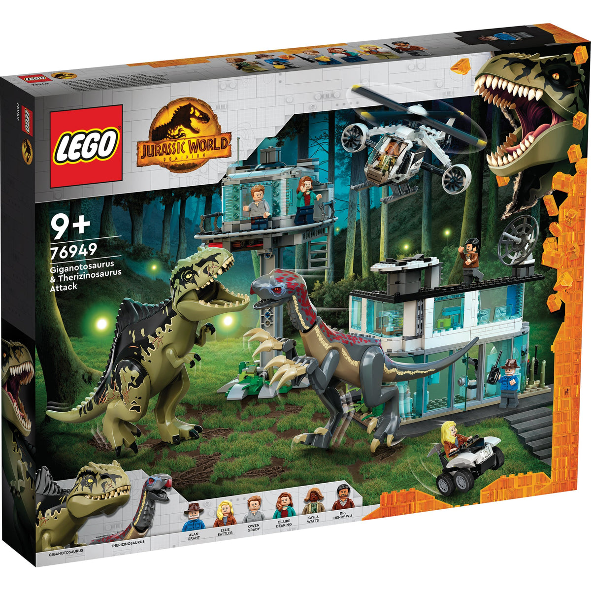 LEGO? Jurassic World Giganotosaurus and Therizinosaurus Attack