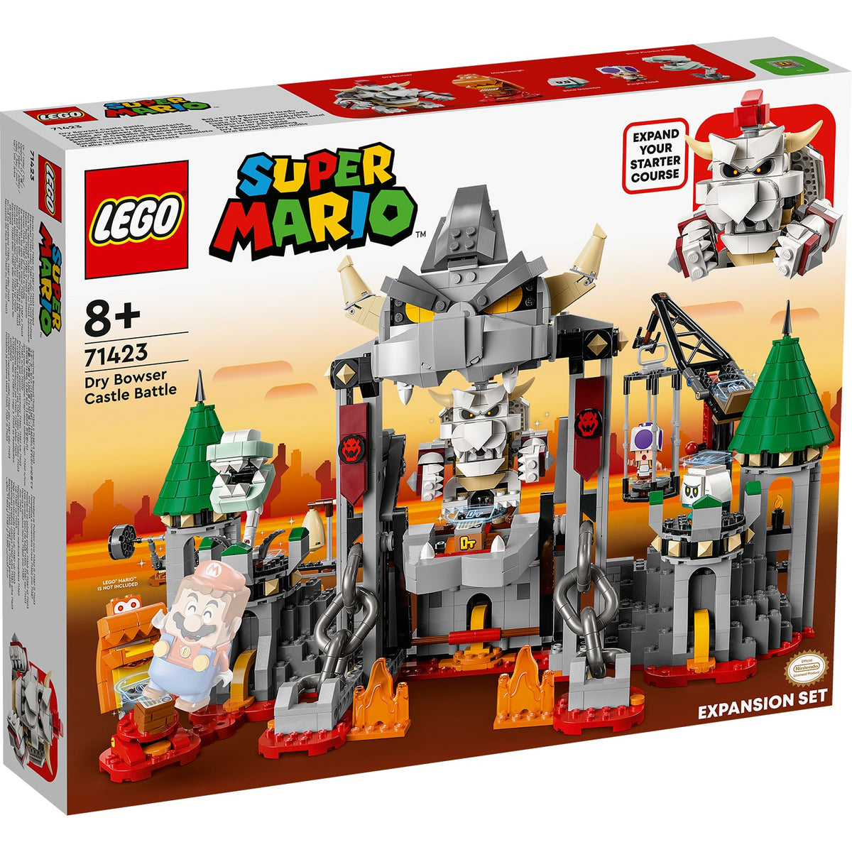 LEGO? Super Mario? Dry Bowser Castle Battle Expansion Set