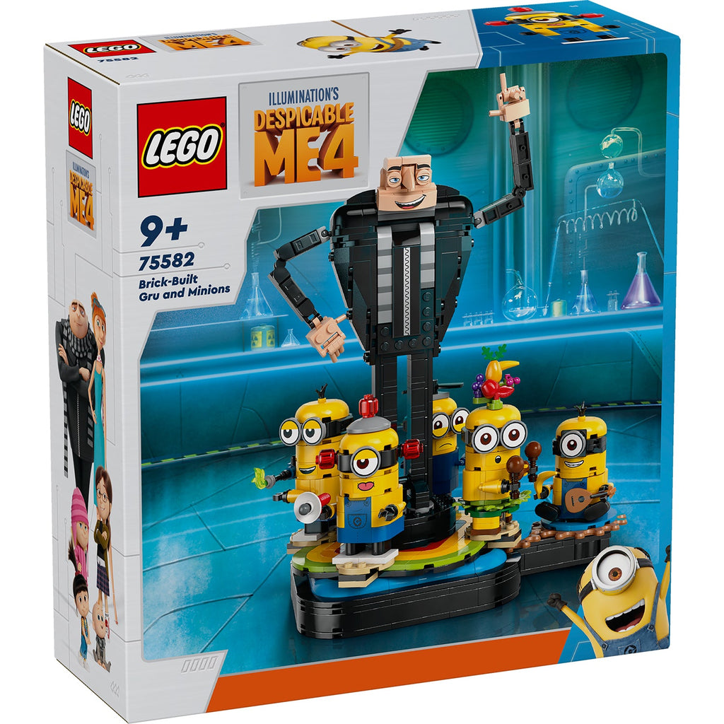 LEGO? Despicable Me 4 Brick-Built Gru and Minions