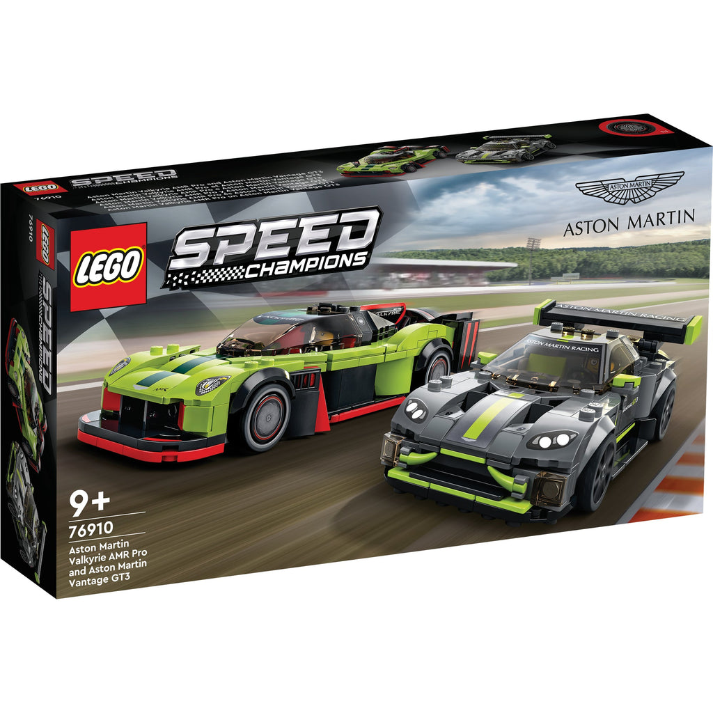 LEGO? Speed Champions Aston Martin Valkyrie AMR Pro and Aston Martin Vantage GT3