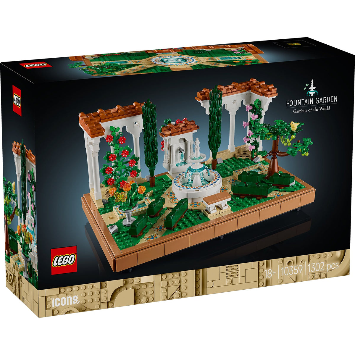 LEGO? Icons Fountain Garden