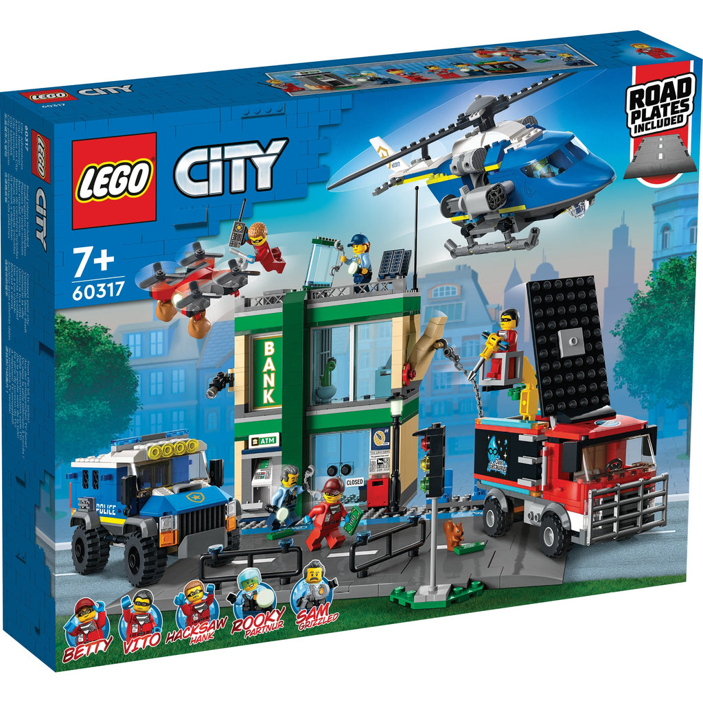 LEGO? City Police Chase at the Bank