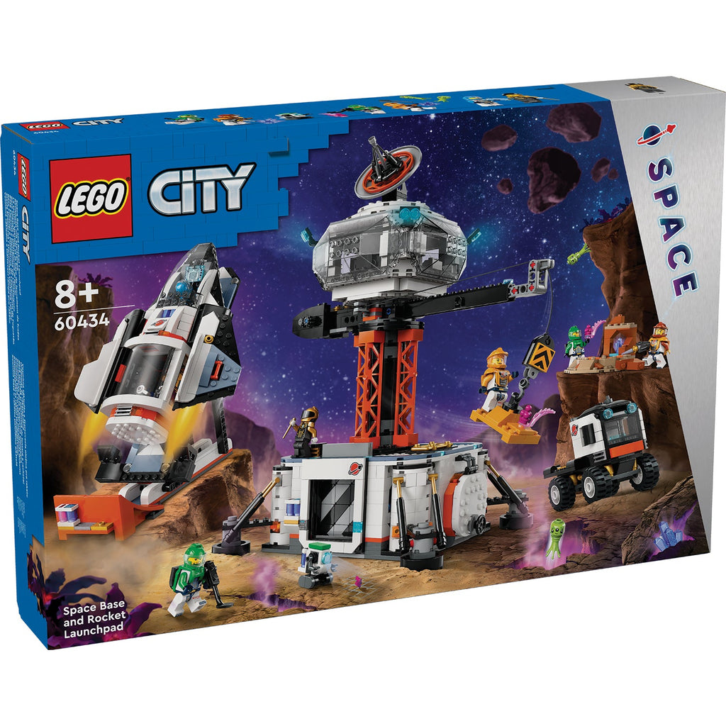 LEGO? City Space Base and Rocket Launchpad