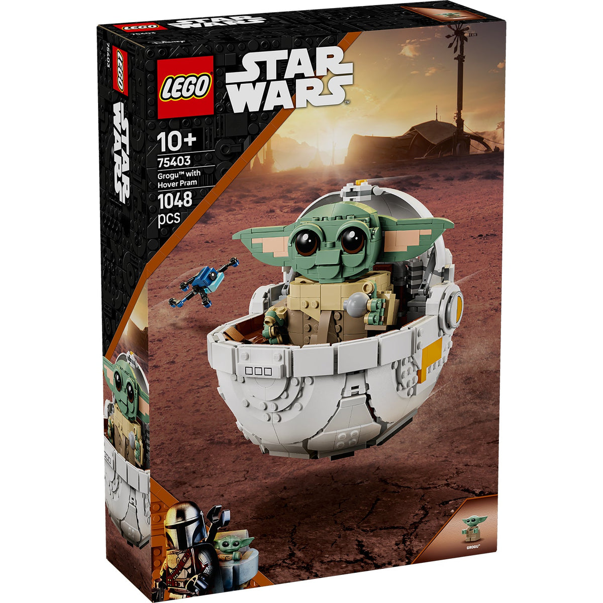 LEGO? Star Wars? Grogu? with Hover Pram