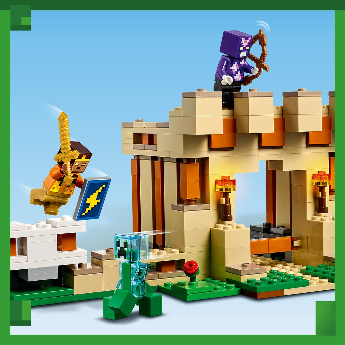 LEGO? Minecraft? The Iron Golem Fortress
