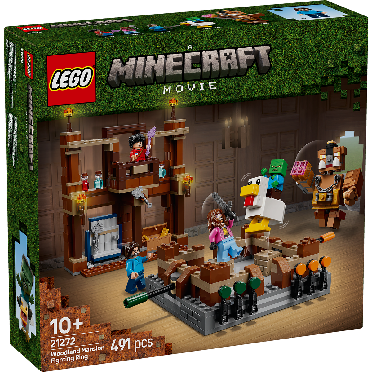 LEGO? Minecraft? Woodland Mansion Fighting Ring