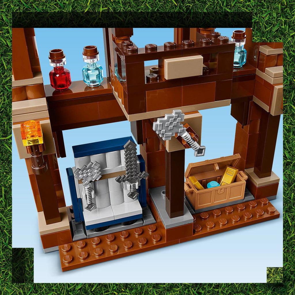 LEGO? Minecraft? Woodland Mansion Fighting Ring
