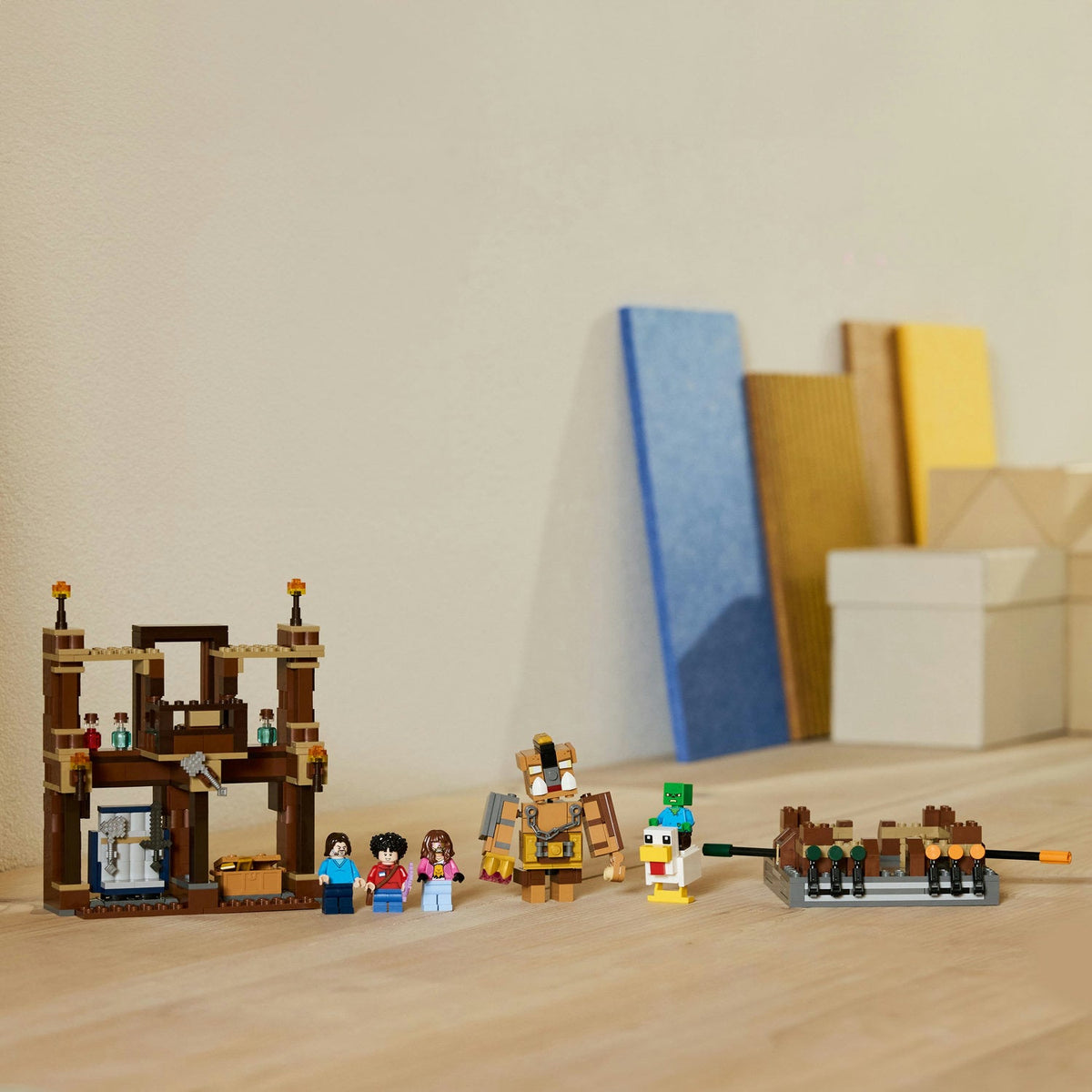 LEGO? Minecraft? Woodland Mansion Fighting Ring