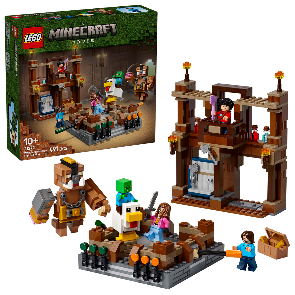 LEGO? Minecraft? Woodland Mansion Fighting Ring