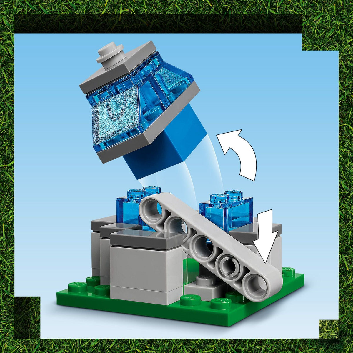 LEGO? Minecraft? The Ghast Balloon Village Attack