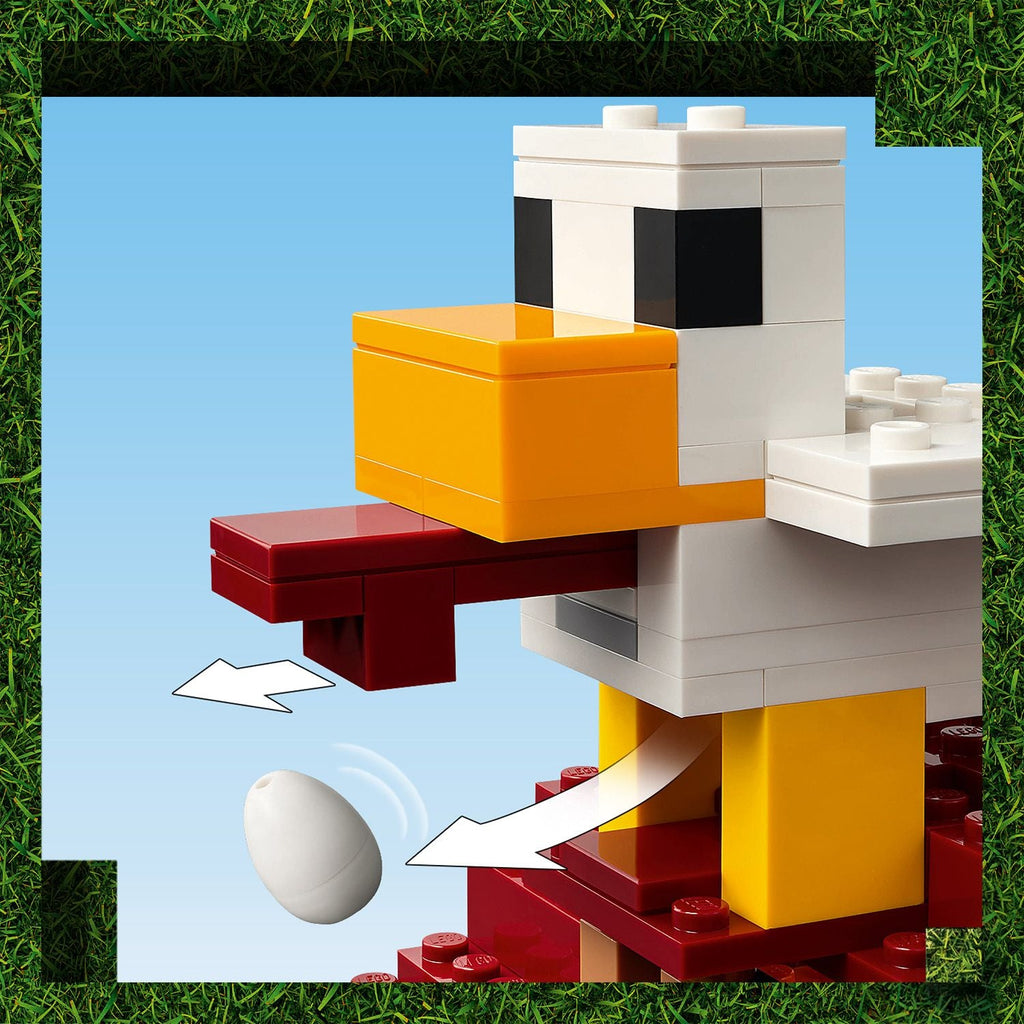 LEGO? Minecraft? The Ghast Balloon Village Attack