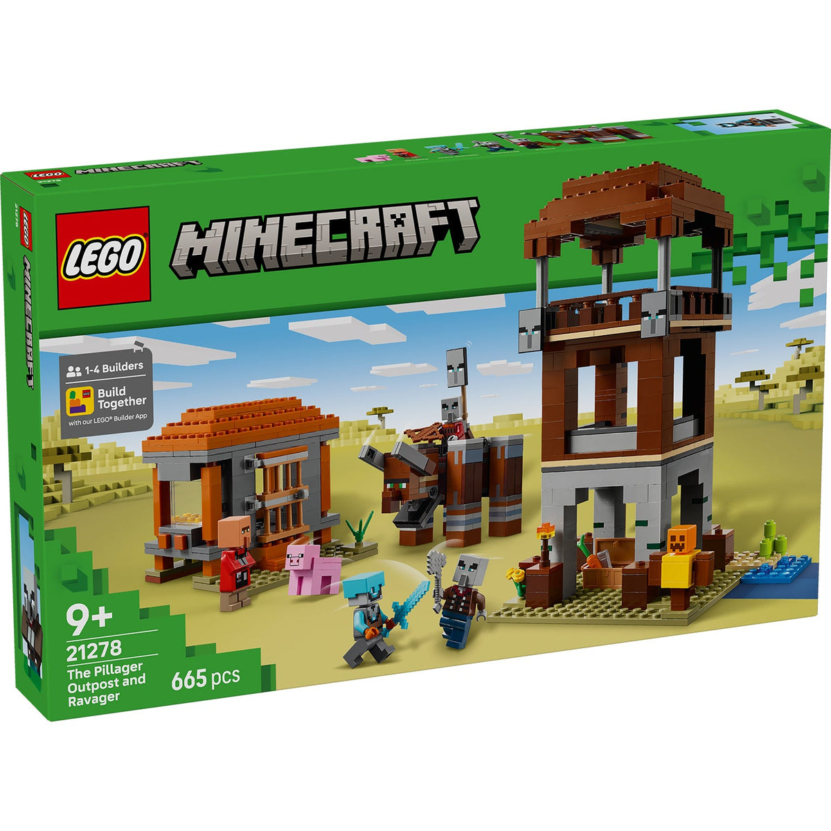 LEGO? Minecraft? The Pillager Outpost and Ravager